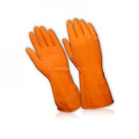 Перчатки хозяйственные латексные лотос
